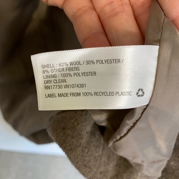 Merona Women's Wool Coat Size Medium - Picture 8 of 8